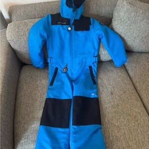 Obermeyer Quinn Blue Sold Out One Piece Ski Suit Snowsuit 7 EUC